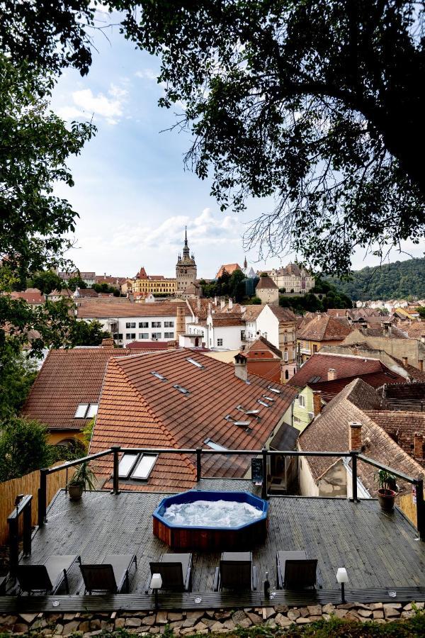 Hotel Am Goldberg Sighişoara Esterno foto